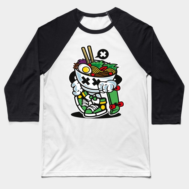 Ramen Style Baseball T-Shirt by CRD Branding